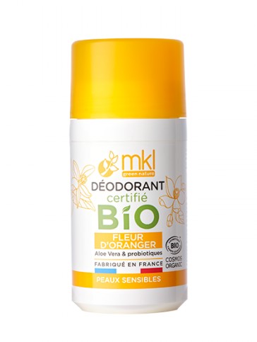 MKL Déodorant Certifié Bio Fleur d'Oranger Roll-On 50ml